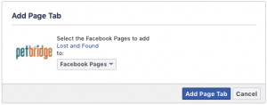 Add Custom tab to FB page